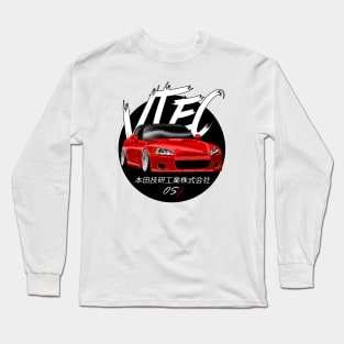 JDM S2000 Red Black Sun Edition Long Sleeve T-Shirt